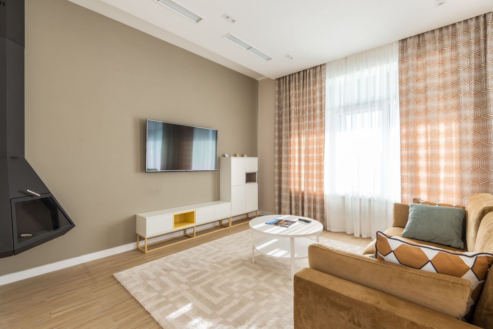 living room with natural light from the window